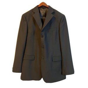 Brooks Brothers 346 Mens 42L Long Black Wool  Blazer Sport Coat Suit Jacket